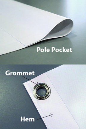 Pole Pocket, Grommet