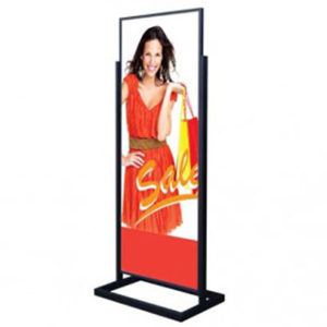 Single tall image sign holder - A-Z Banners in Vancouver, BC