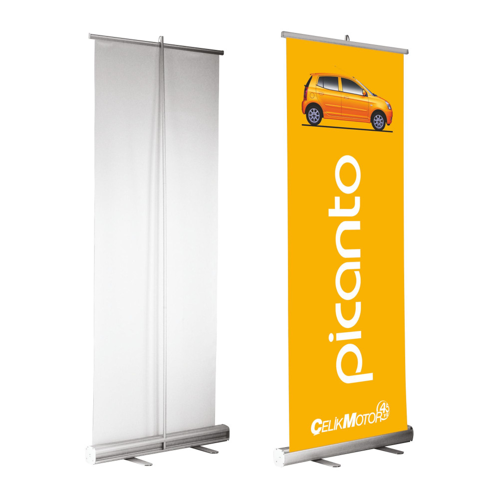 small economy retractable banner stand