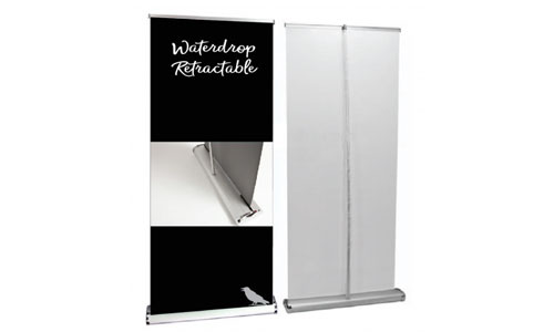 Waterdrop Retractable Banner Stand
